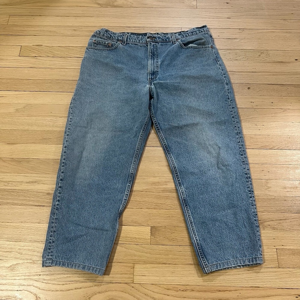 Vintage Levis Jeans Mens 42 Blue 550 Relaxed Fit Tapered Denim Streetwear USA